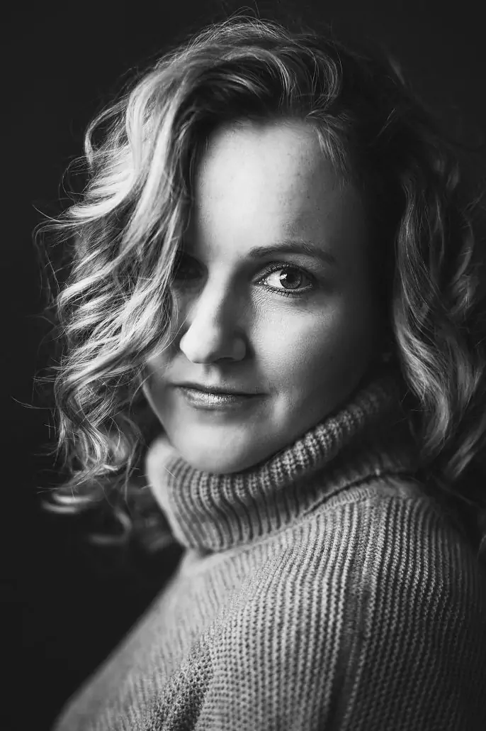 schwarz-weiß Portrait